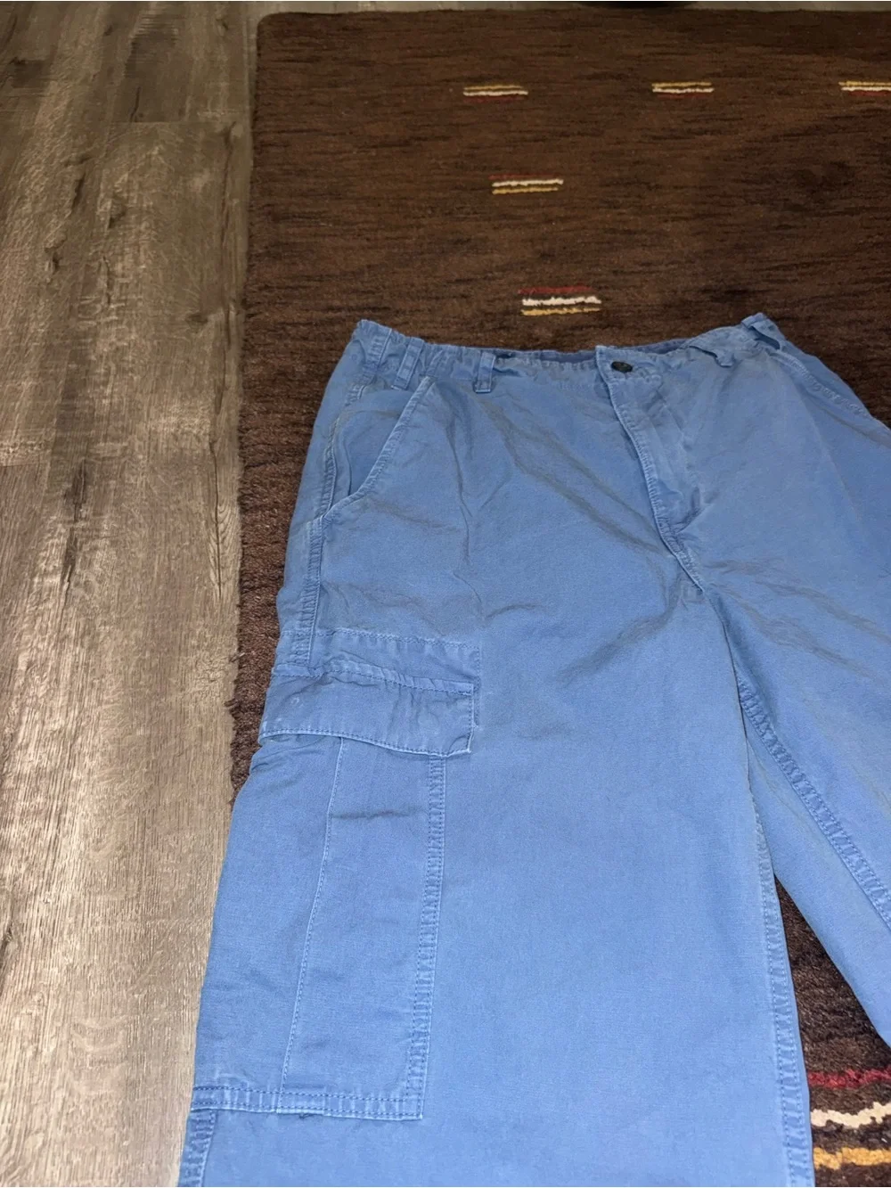 Men's Blue Zara Cargo Pants - Size 31